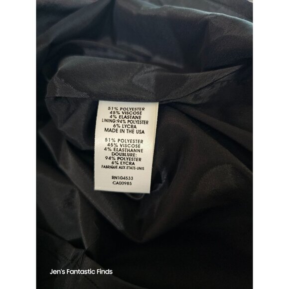 Nanette Lepore Deception Dress Black Camel Plaid 6 NWT MSRP #378 - Picture 7 of 8